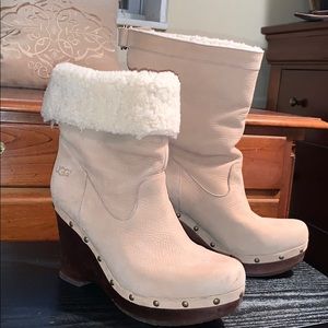 UGG suede wedge boot